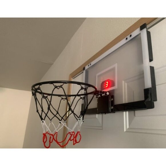 Indoor Basketball Hoop Fan Backboards for Adults with Electronic Scoreboard - Picture 3 of 5